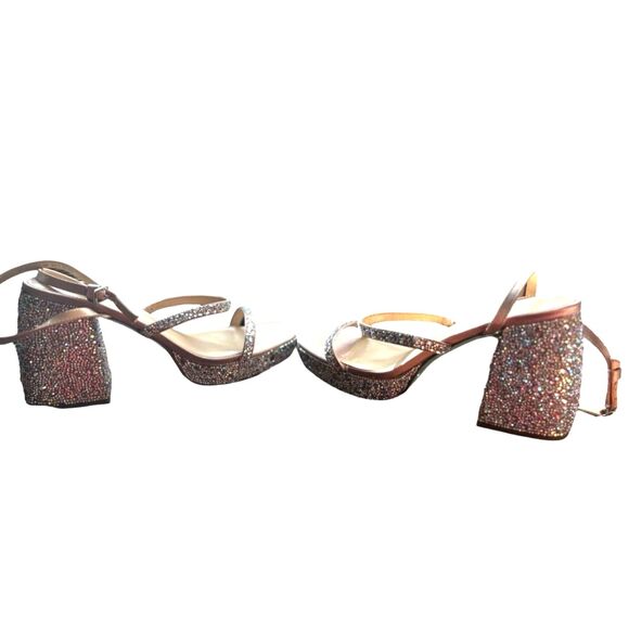 Betsey Johnson Jany rhinestone platform sandals - Picture 4 of 6